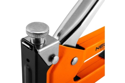 Степлер NEO Tools 3 в 1, 4-14 мм, скобы G, L, E, сталь, регулировка удара 16-031