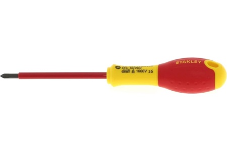 Диэлектрическая отвертка FATMAX 1000V PH1х100 мм Stanley 0-65-415