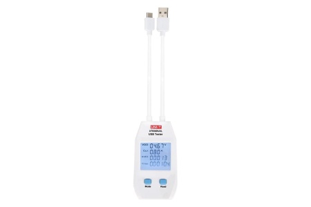 USB-тестеризмерение напряжения, тока, емкости электроэнергии UNI-T UT658DUAL 00-00004331