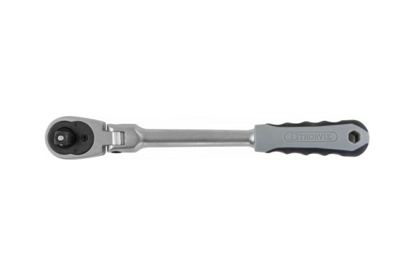 Трещоточная рукоятка с шарниром Thorvik FRH3872, 3/8 DR, 72 зубца, 240 мм 53374