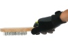 Проволочная щетка, 6 рядов проволоки, деревянная рукоятка Top Tools 14A606