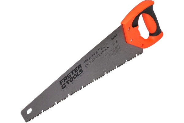 Пила по дереву FASTER TOOLS crocodile, 400 ммЮ 7tpi 2852