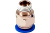Фитинг металлический 12 мм - наружная резьба 1/2" Pegas pneumatic 5208