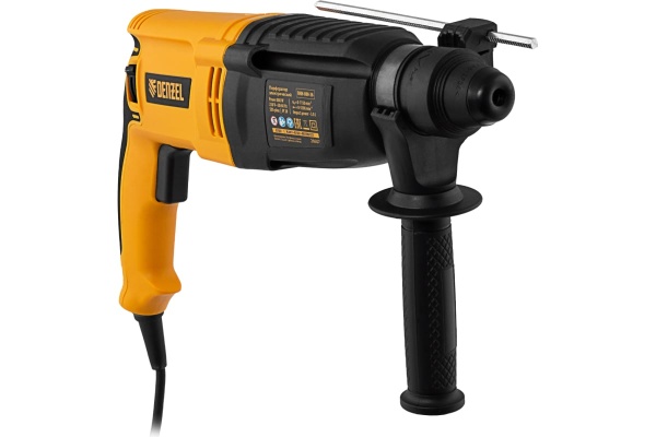 Электрический перфоратор Denzel rhh-800-26, sds-plus, 800 вт, 3 дж, 3 плюс 1 режим 26607