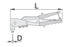 Заклепочник Unior ручной, 2.4,3.2,4.0,4.8 3838909154541