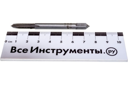 Одинарный метчик для нарезания метрической резьбы Зубр "Мастер" М6x1,0 4-28002-06-1.0
