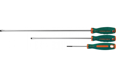 Стержневая шлицевая отвертка Jonnesway Anti-slip grip D71S8175 SL8.0х175 мм 46134
