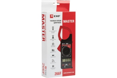 Цифровые токовые клещи EKF 266F Master In-180702-bc266F
