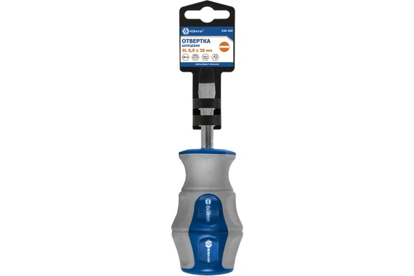 Отвёртка Ultra Grip SL 6 х 38 мм CR-V КОБАЛЬТ 646-300