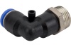 Фитинг угловой для пластиковых трубок (10 мм; 1/2М) ROCKFORCE RF-SPL10-04