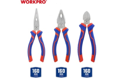 Набор губцевого инструмента WORKPRO 3 предмета WP201008