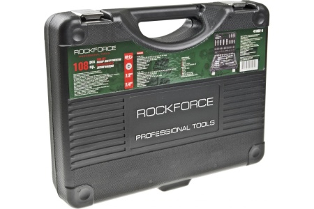 Набор торцевых головок и принадлежностей (108 предметов) ROCKFORCE RF-41082-5