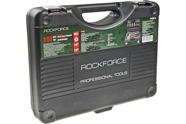 Набор торцевых головок и принадлежностей (108 предметов) ROCKFORCE RF-41082-5
