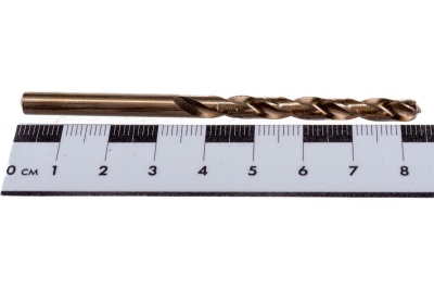 Сверло по металлу (10 шт; 5 мм; HSS-Co; пластиковый футляр) ROCKFORCE RF-DSP50H