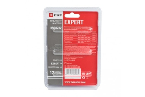 Цифровой мультиметр EKF MS8232 Expert In-180701-pm8232