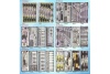 Инструментальная тумба 7 секций, 376пр, черная FORCE 10217-376