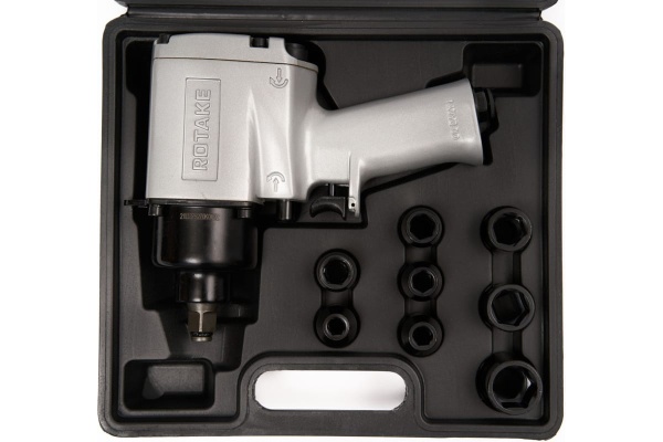 Пневматический гайковерт Rossvik 1/2", 720 Hм, с набором головок RT-5270K