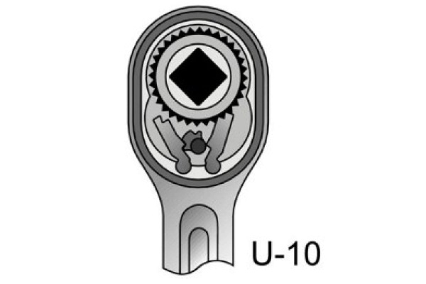 Алюминиевая трещотка с механизмом переключения GEDORE 1/2" 6142700