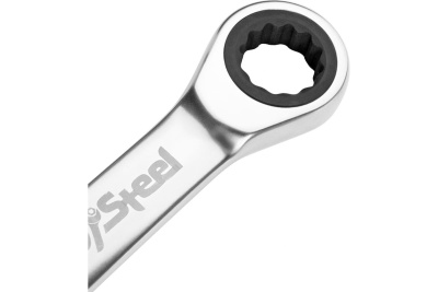 Комбинированный трещоточный укороченный ключ AV Steel 17мм шт AV-315317
