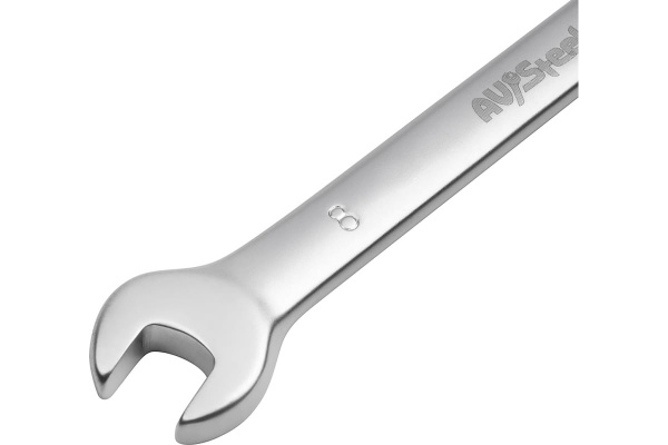 Комбинированный ключ трещоточный с шарниром 8мм AV Steel  AV-315208