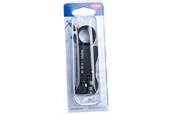 Стриппер коаксиальных кабелей KNIPEX KN-166005SB