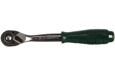 Трещотка с быстрым сбросом Hans 3/8" с изогнутой рукояткой 72 зуба 3162GQ