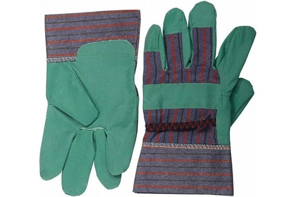 Перчатки зеленые из искусственной кожи (размер XL) STAYER 1132-XL