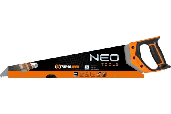 Ножовка по дереву NEO Tools 500 мм, 7TPI 41-141