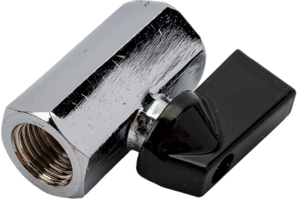 Шаровой кран переходник Pegas pneumatic резьба внутренняя 1/4" FXF  4403