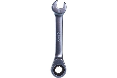Комбинированный трещоточный укороченный ключ AV Steel 8мм шт AV-315308