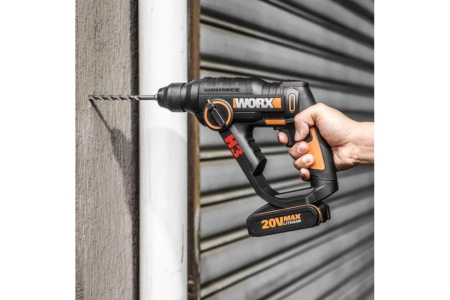Перфоратор аккумуляторный WORX H3 WX390.9, 20В, без АКБ и ЗУ