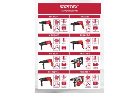 Перфоратор WORTEX RH 2629 RH262901129