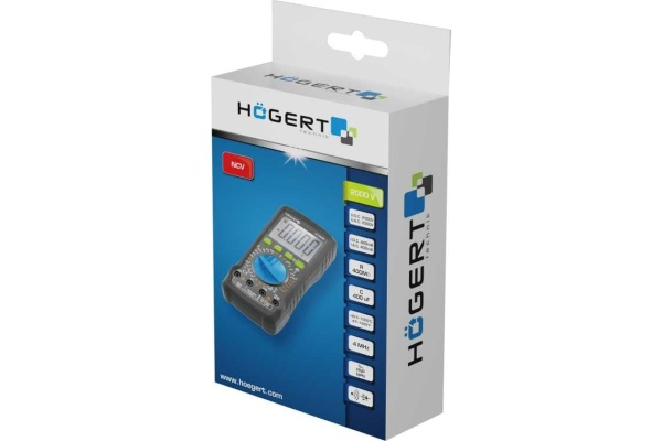 Цифровой мультиметр HOEGERT TECHNIK 0-2000B HT1E606