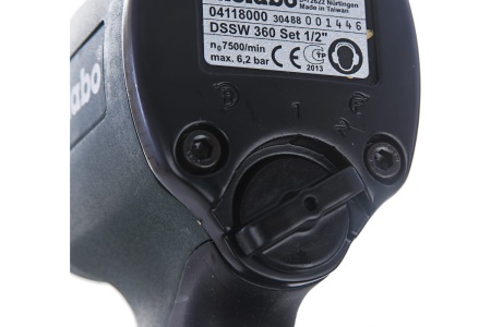Пневмогайковерт Metabo DSSW 360 Set 1/2"+10 головок 604118500