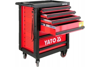 Инструментальная тележка YATO 177 предметов, 6 ящиков YT-5530