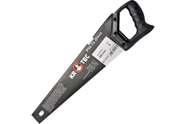 Ножовка по дереву KROTEC 450 мм, TPI 8 4101004