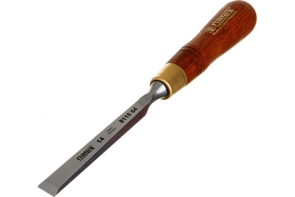Плоская стамеска с ручкой NAREX WOOD LINE PLUS 14 мм 811664