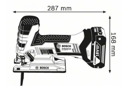 Аккумуляторный лобзик Bosch GST 18 V-LI S 0.601.5A5.102