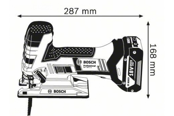 Аккумуляторный лобзик Bosch GST 18 V-LI S 0.601.5A5.102