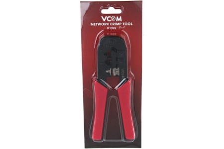 Обжимные клещи VCOM универсальные RJ-45, 4P/6P/8P D1902