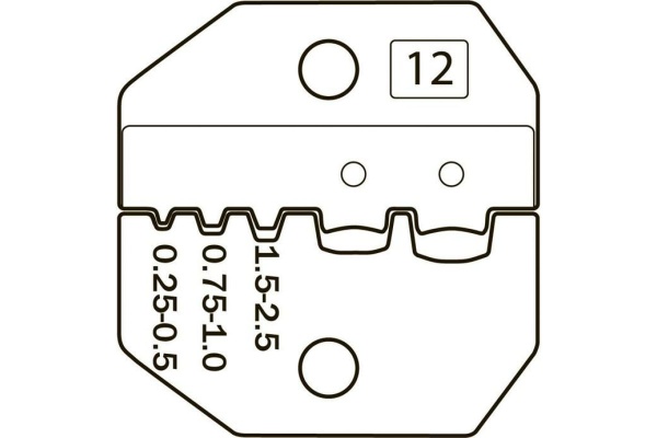 Пресс-клещи КВТ CTK-12 66609