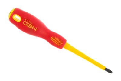 Крестовая отвертка NEO Tools PZ2x100 мм 1000 В CrMo 04-063
