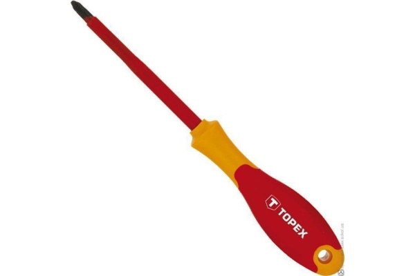 Крестовая отвертка TOPEX 1000В 39D479