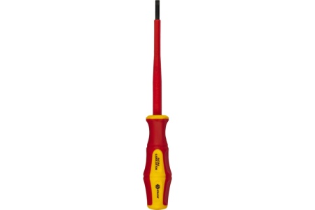 Отвертка диэлектрическая Ultra Grip SL 4,0 х 100 мм CR-V КОБАЛЬТ 646-447