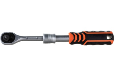 Телескопическая трещотка AV Steel 1/4 72 зубца 190-225мм AV-508670