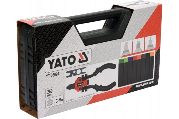 Двуручный заклепочник 3 в 1 YATO YT-36091