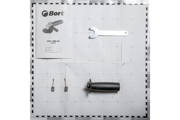 Шлифовальная угловая машина BORT BWS-1000-125 91275356