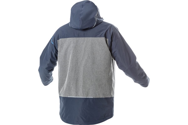 Непромокаемая куртка HOEGERT TECHNIK TANGER, темно-синий/серый, р.2XL/56 HT5K248-2XL