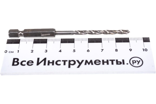 Сверло по металлу (3.5х90 мм; HEX 1/4) ПРАКТИКА 037-565