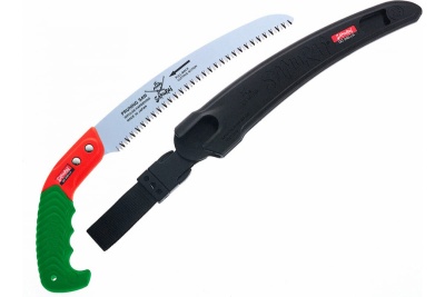 Пила с изогнутым полотном в чехле, с поясным креплением SAMURAI GC-330-LH